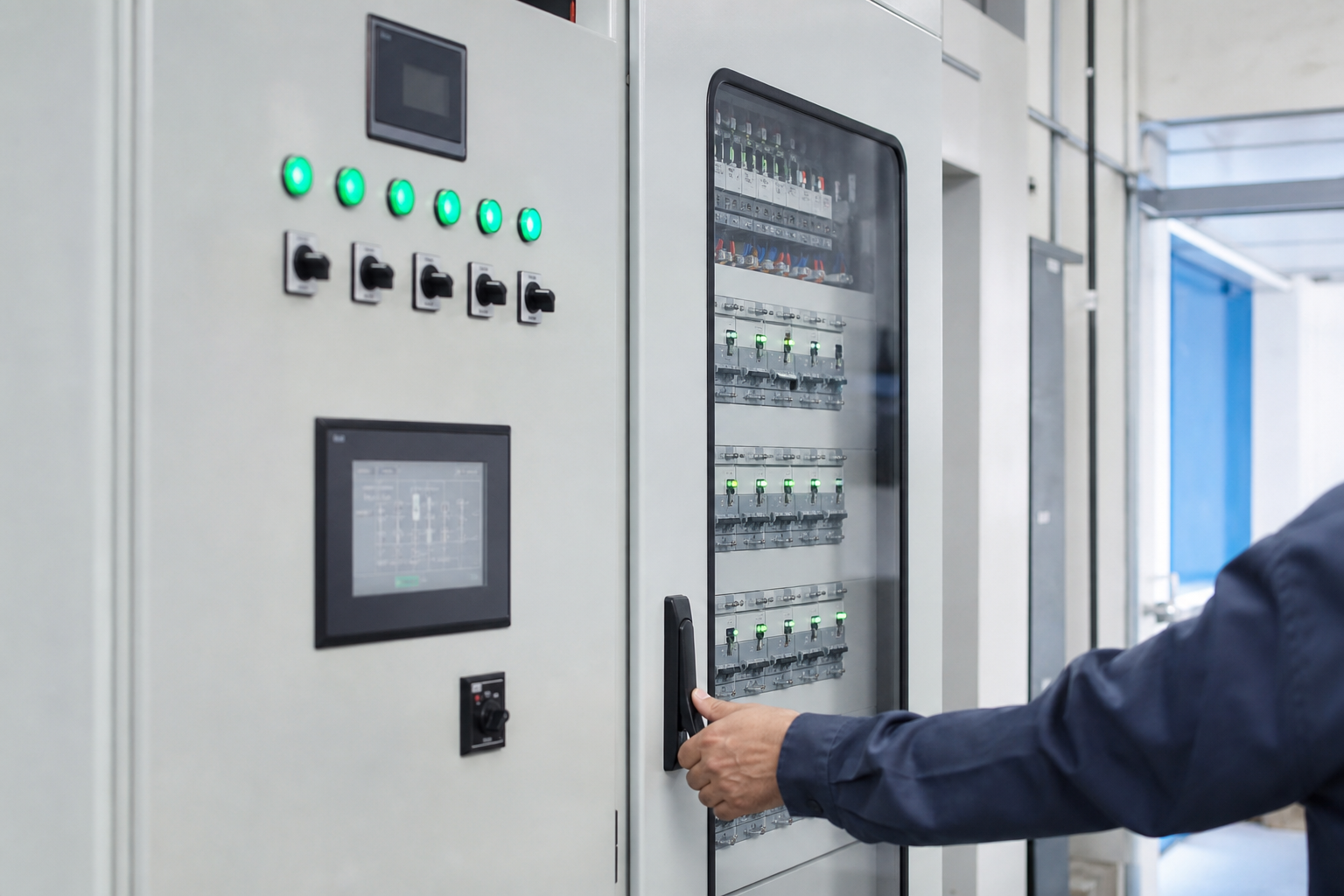 Electrical switchboard with remote monitoring