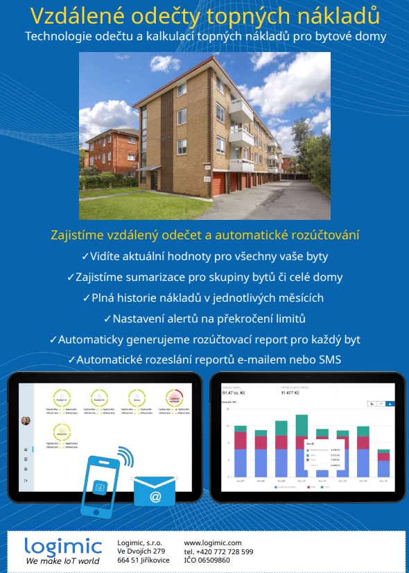 ACADA iHeat – rozúčtování topných nákladů